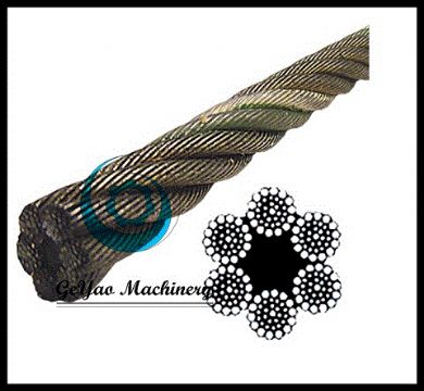 Bright Wire Rope Eips Fc-6X37 Class (Lineal Foot)